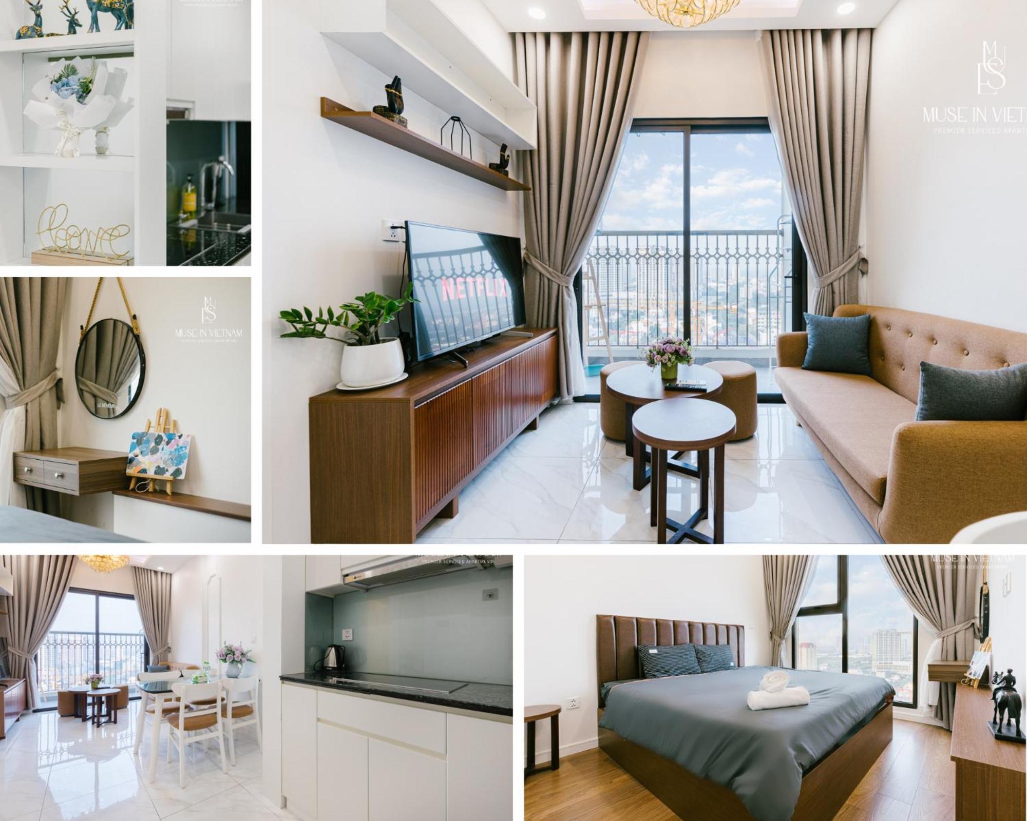 Muse Hanoi Lake View Luxury Apartment - D' Eldorado Chambre photo
